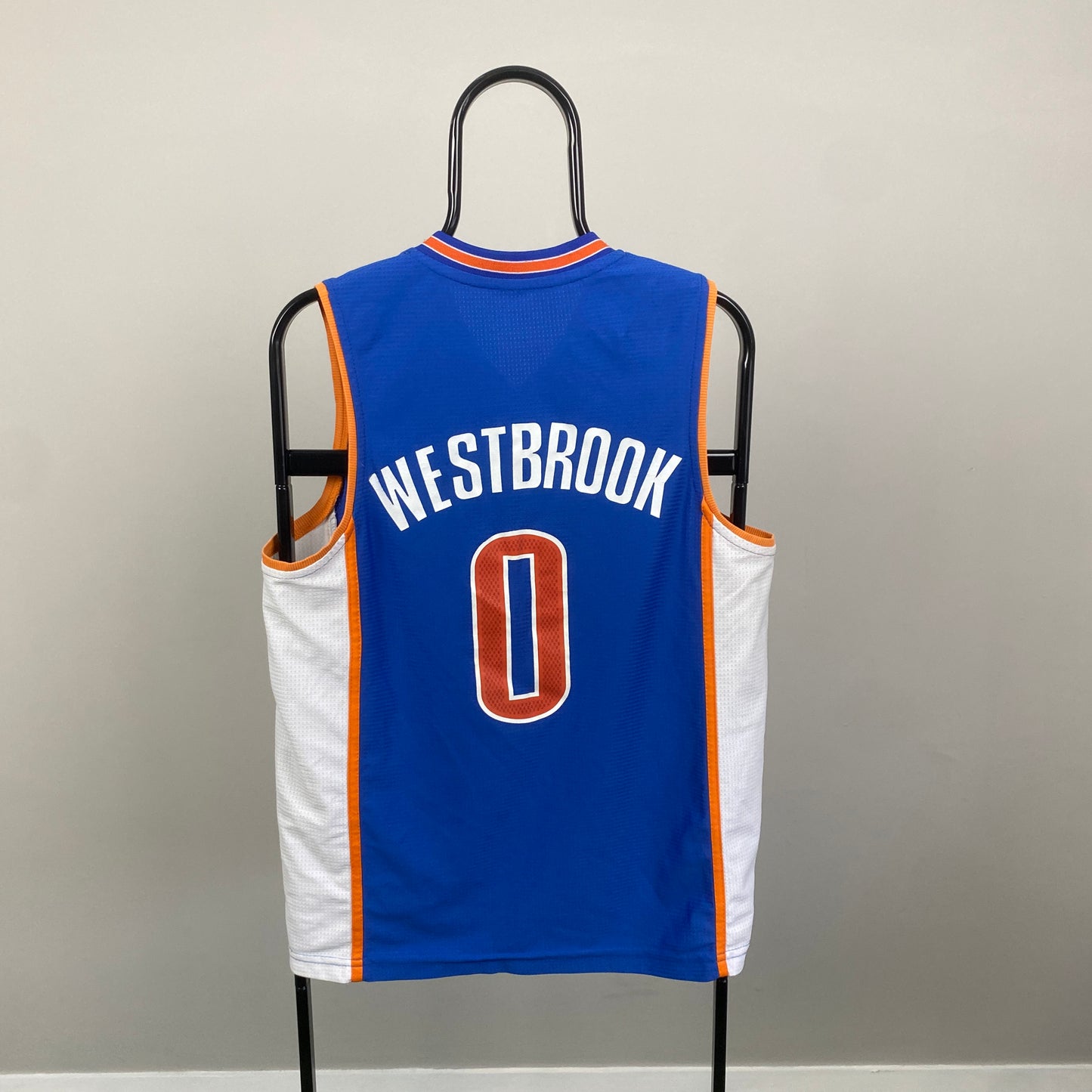 00s Adidas Oklahoma City Thunder Basketball Jersey T-Shirt Blue Medium