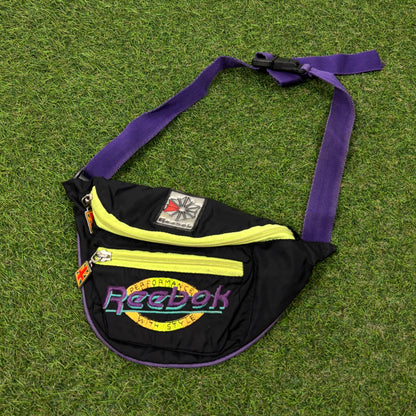 90s Reebok Shoulder Waist Bag Black