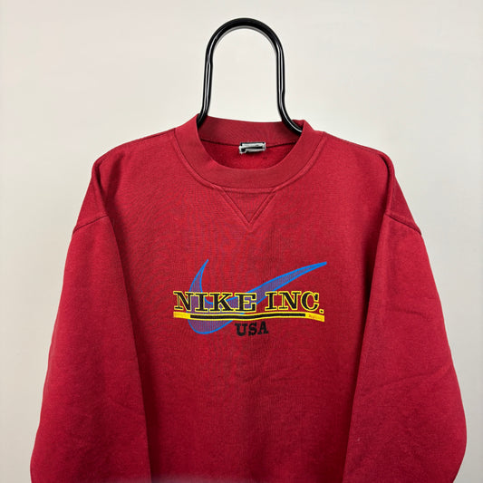 90s Nike Sweatshirt Red XL