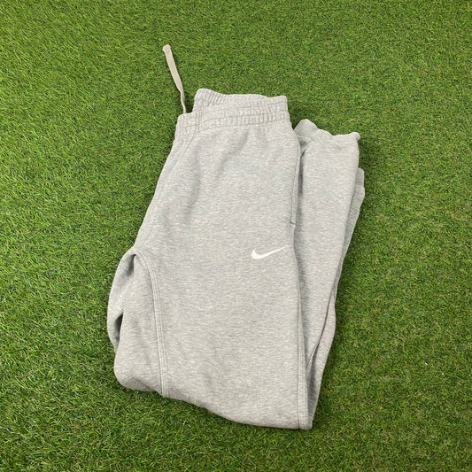 00s Nike Cotton Joggers Grey Small