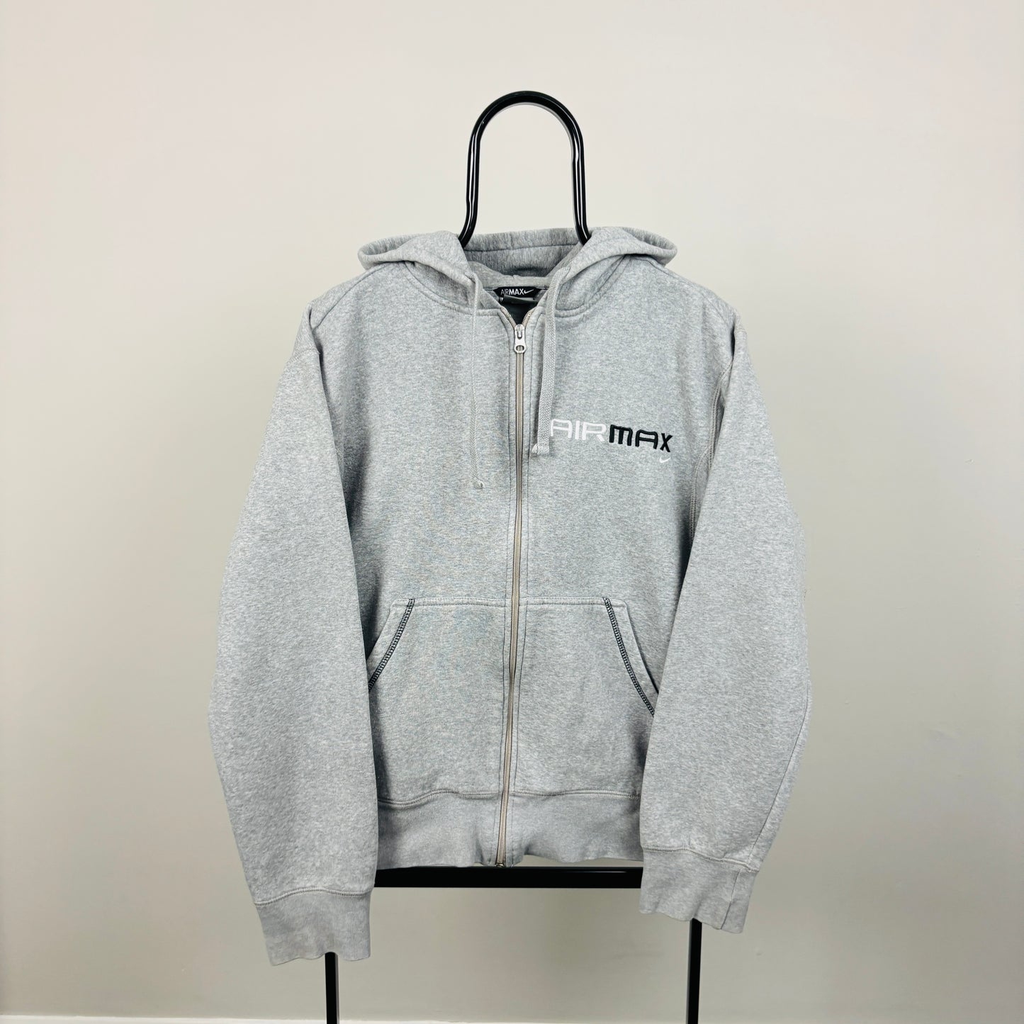 00s Nike Air Max Zip Hoodie Grey Large