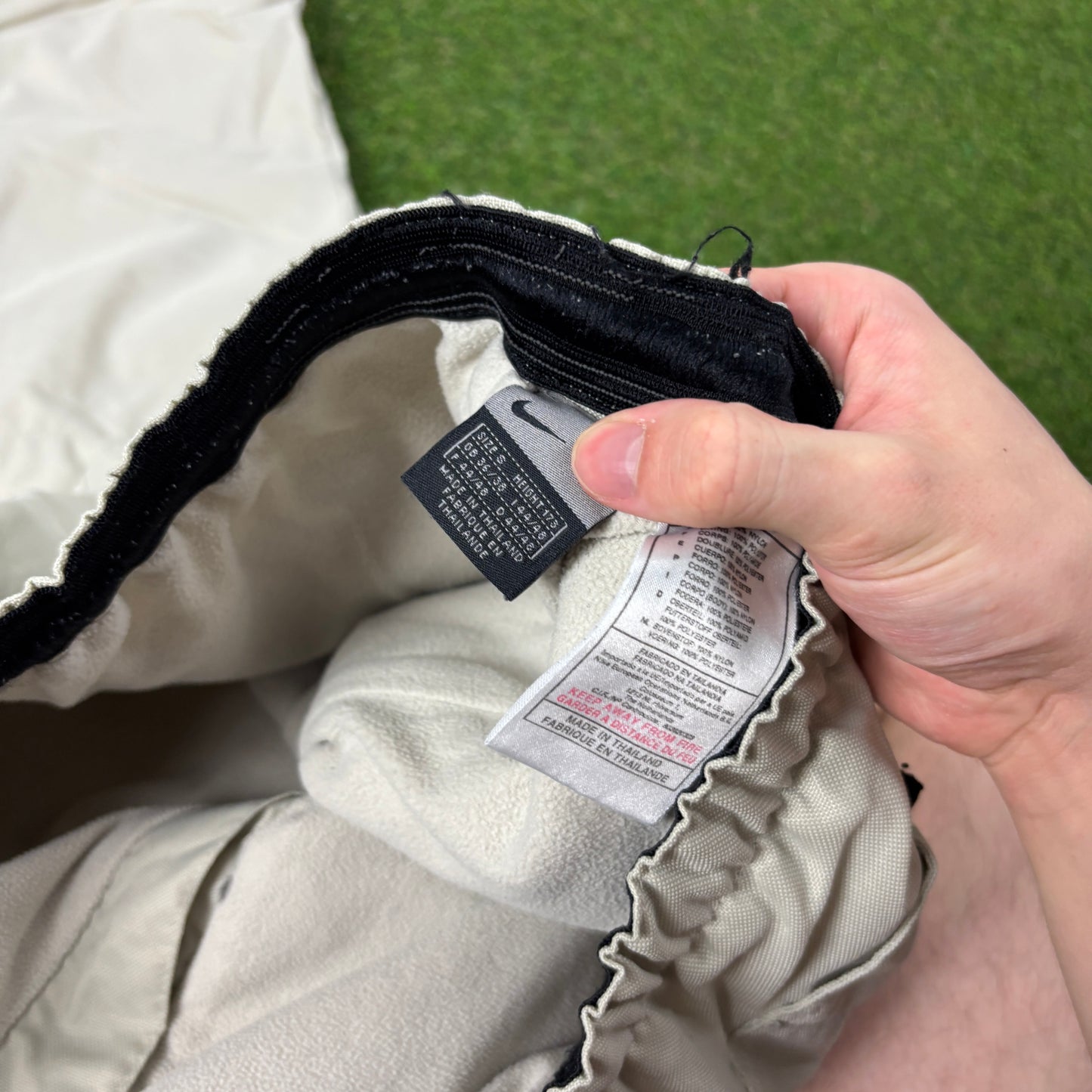 00s Nike Thermal Fleece Lined Joggers Brown Small