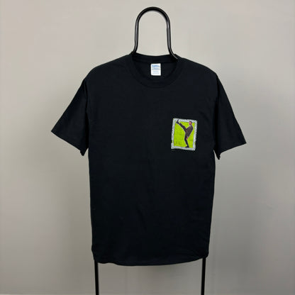 90s Mr Bean T-Shirt Black Medium