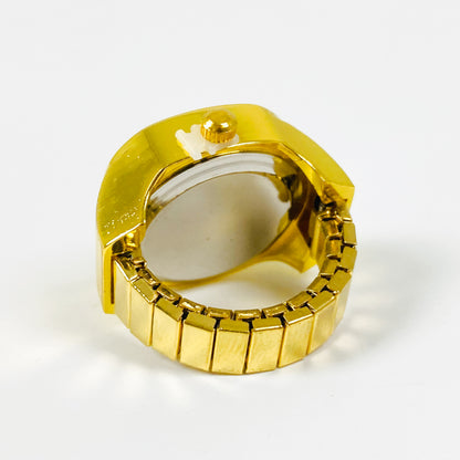Executive Watch Ring Gold
