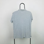 Retro Polo Ralph Lauren Polo Shirt T-Shirt Grey Medium