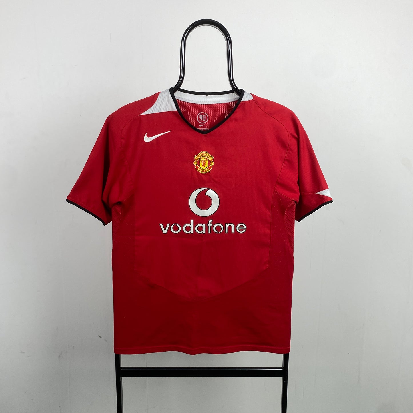 00s Nike Manchester United Ronaldo Football Shirt T-Shirt Red Small