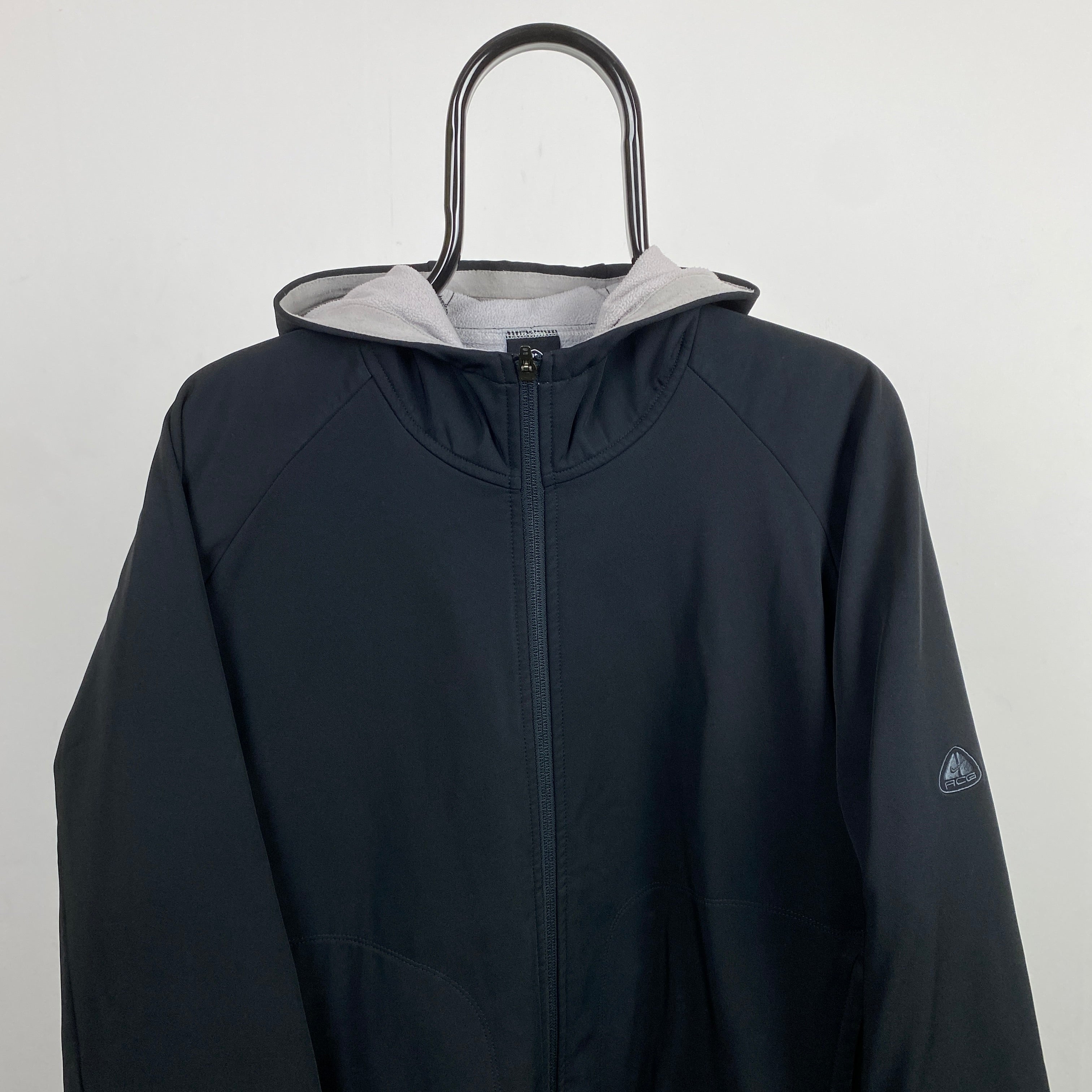 00s Nike ACG Softshell Jacket Hoodie Black XL – Clout Closet
