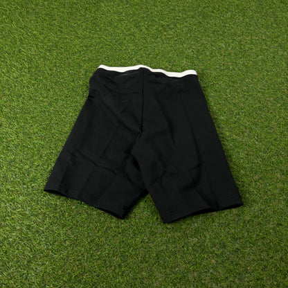 00s Nike Stretchy Cotton Shorts Black Small
