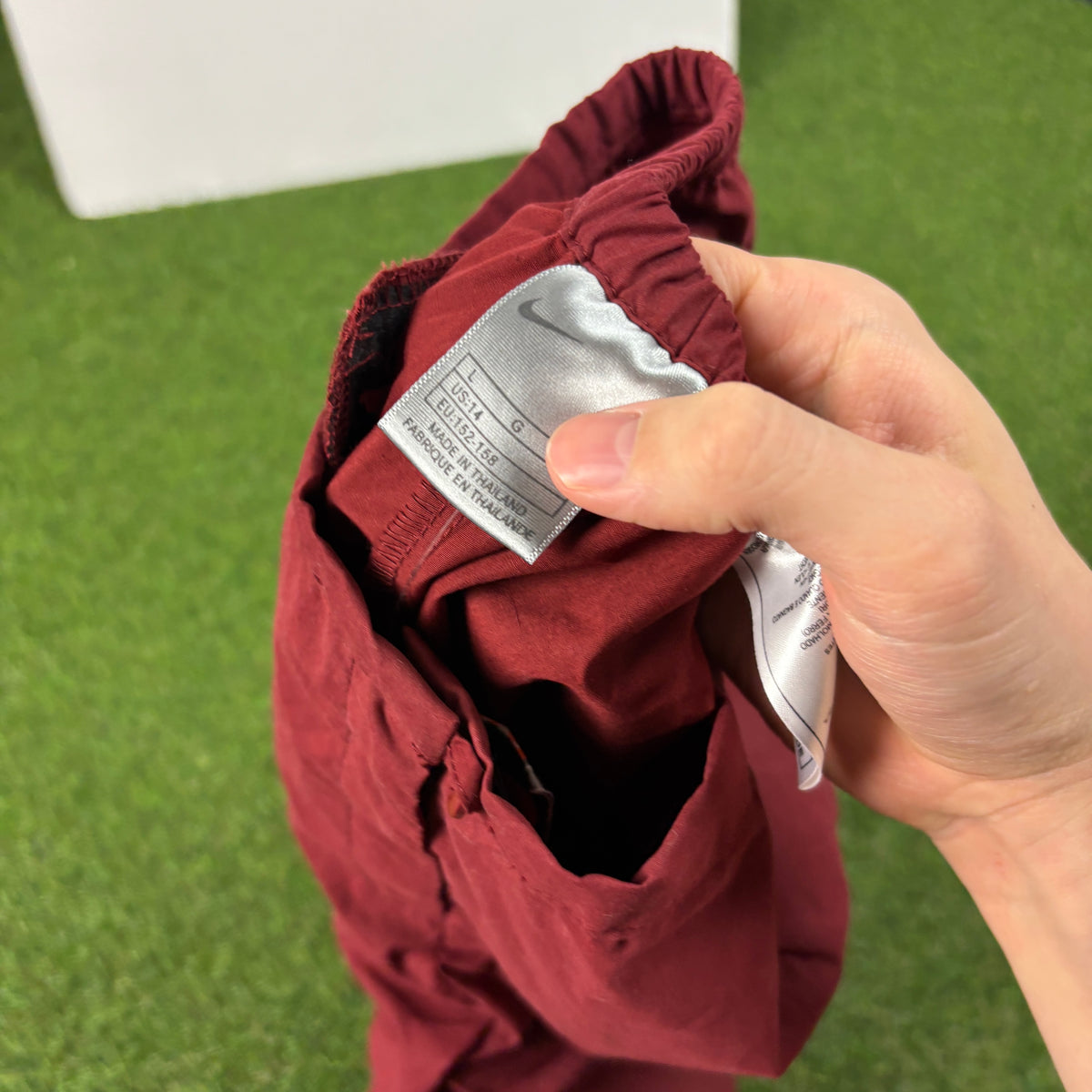 00s Nike Joggers Red XS