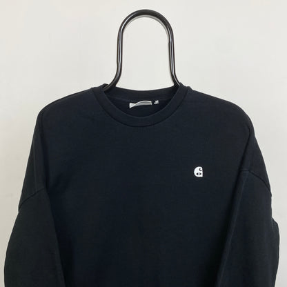Retro Carhartt Sweatshirt Black Medium