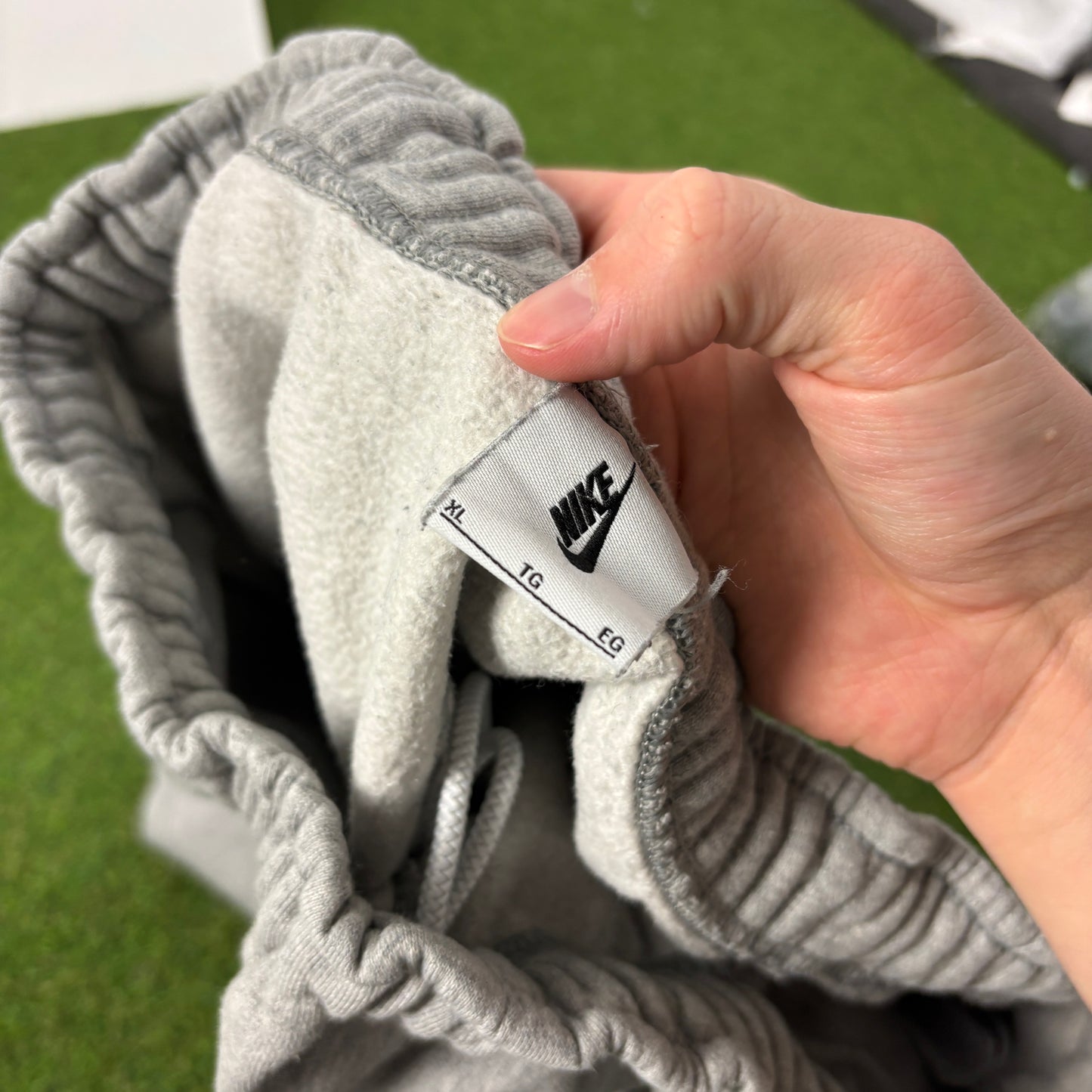 00s Nike Wide Leg Cotton Joggers Grey XL