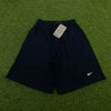 00s Nike Cotton Shorts Blue Small