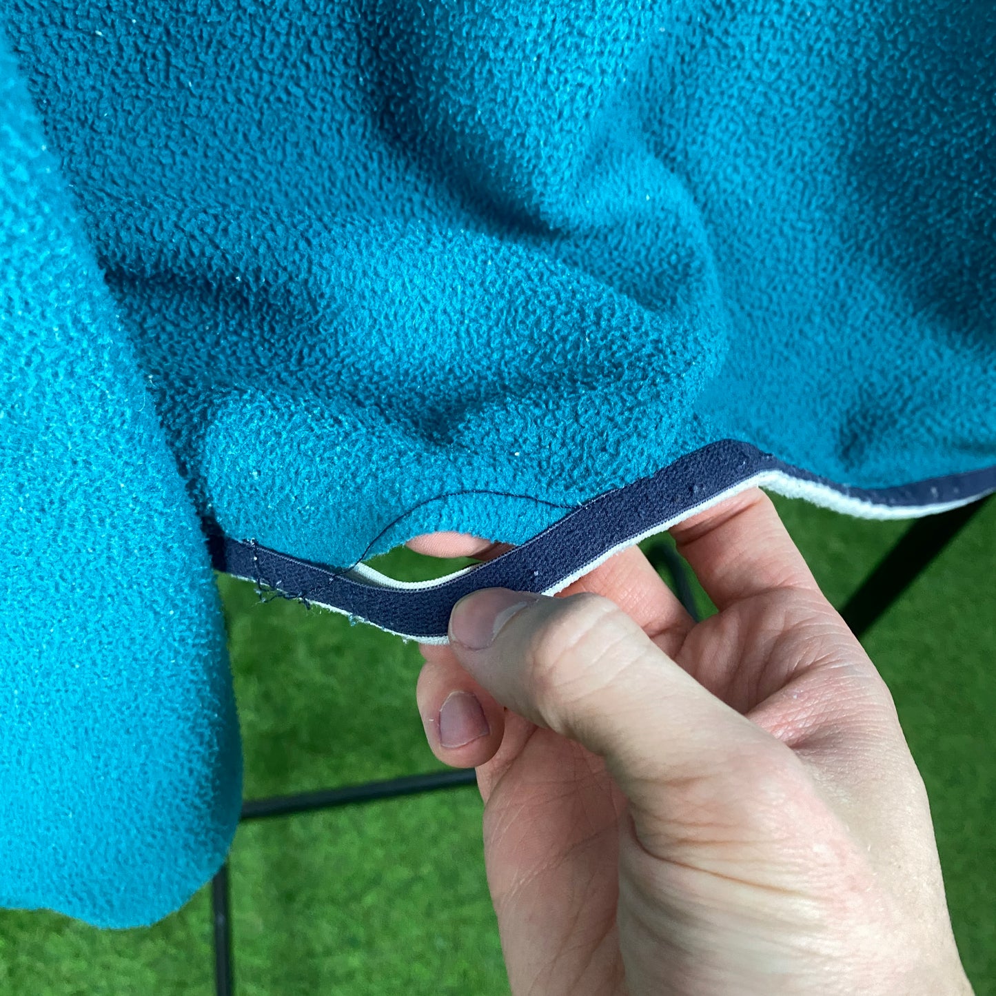 90s Nike Deep Pile Fleece Sweatshirt Blue Medium