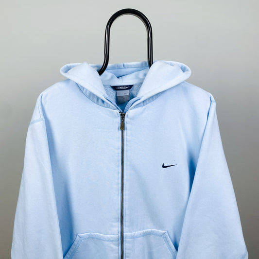 00s Nike Air Max Zip Hoodie Baby Blue Large