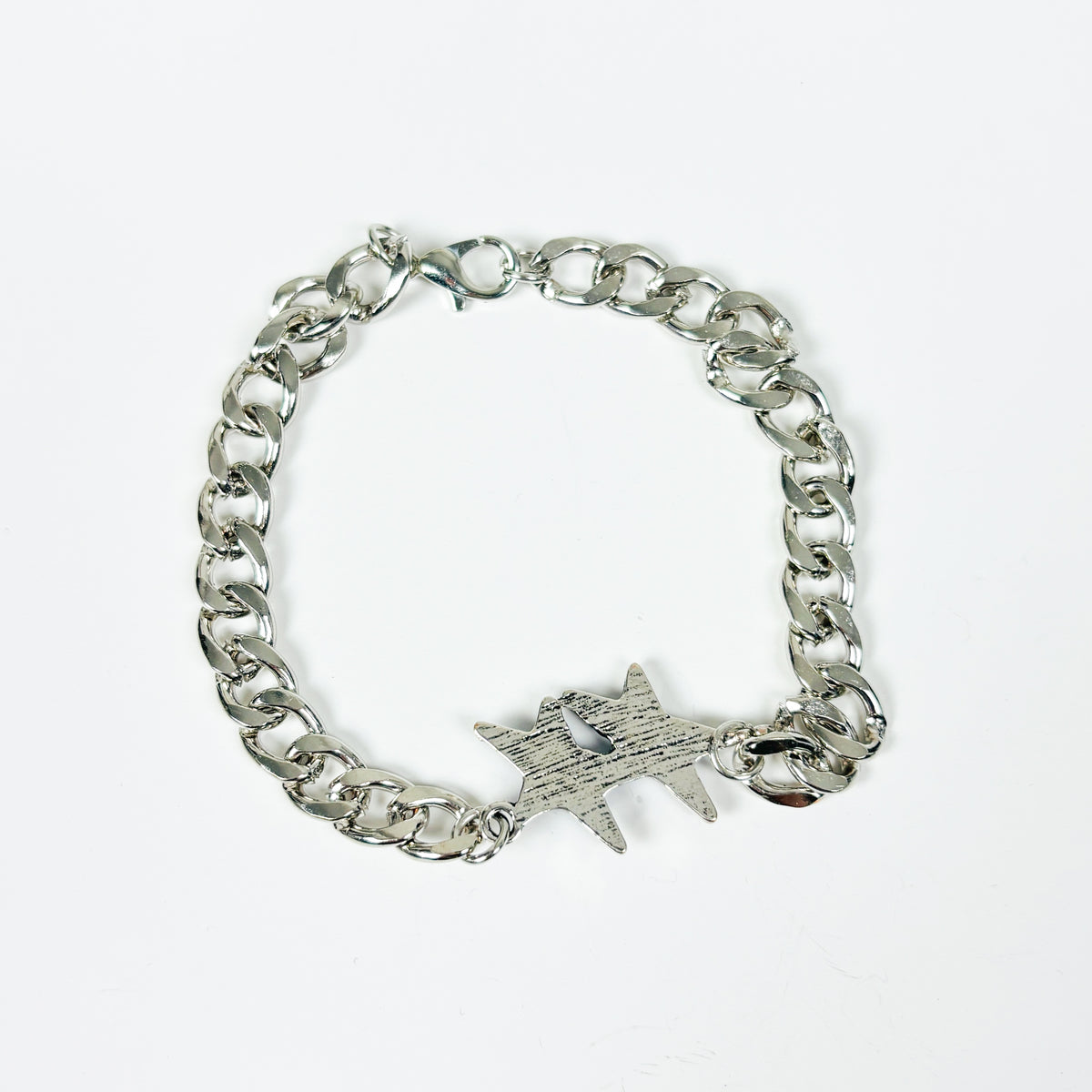 Vintage Duo Star Bracelet Silver Blue