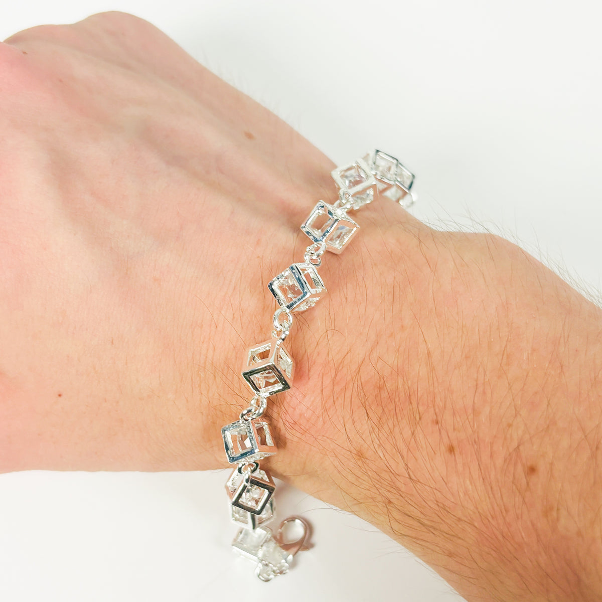 Vintage Box Bracelet .925 Silver