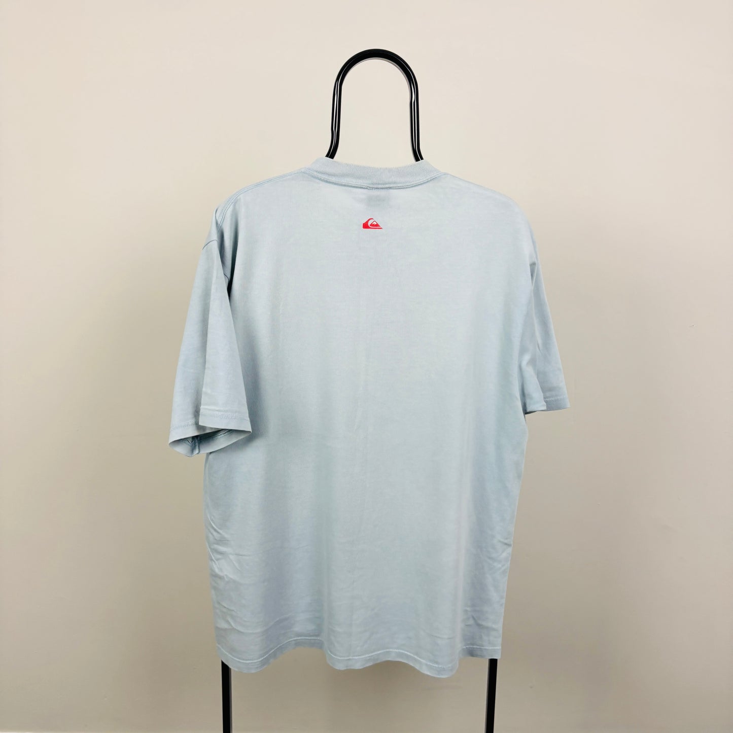 90s Quiksilver Surf T-Shirt Blue Medium