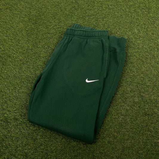 00s Nike Cotton Joggers Green Small