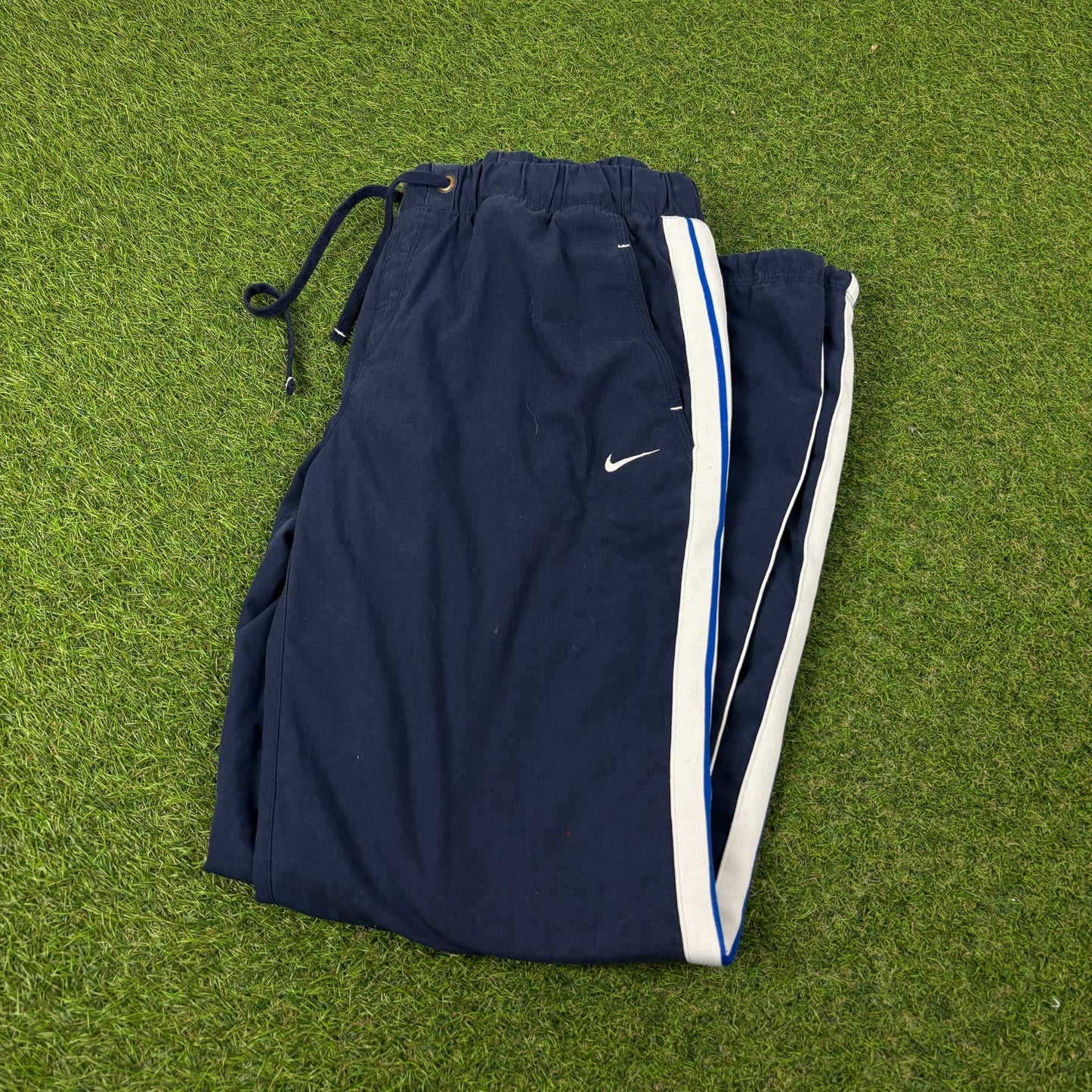 00s Nike Piping Joggers Blue Large