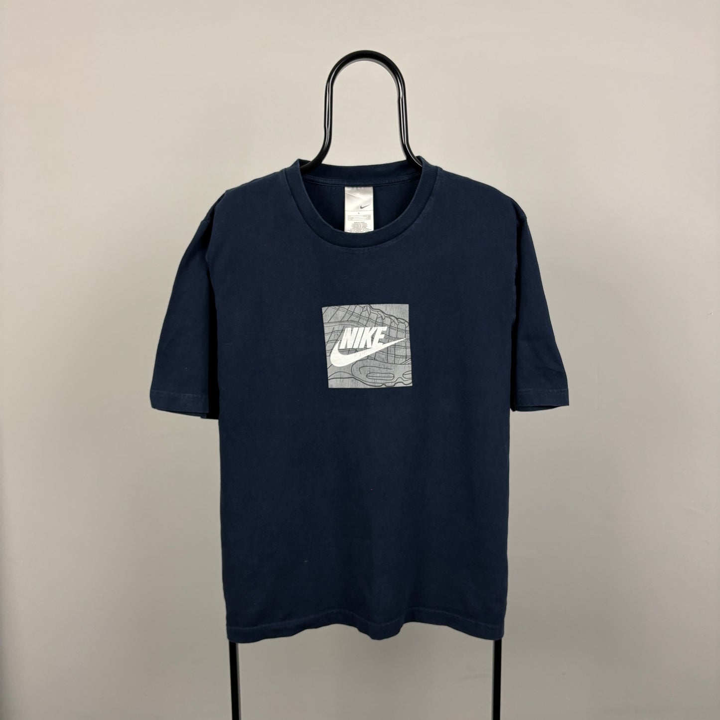 00s Nike Air Max 95 T-Shirt Blue Large