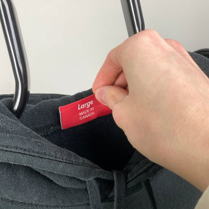 SS15 Supreme Kids Hoodie Black Large