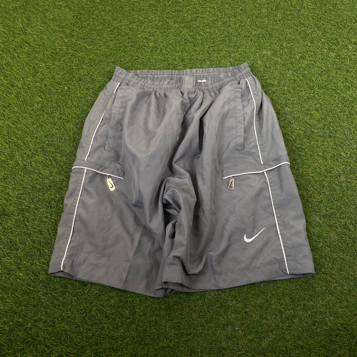 00s Nike Piping Shorts Grey XL