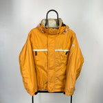 90s Nike ACG Waterproof Coat Jacket Yellow Medium