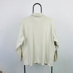 00s Nike 1/4 Zip Sweatshirt Brown Medium