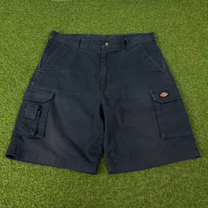 00s Dickies Workwear Shorts Blue Large