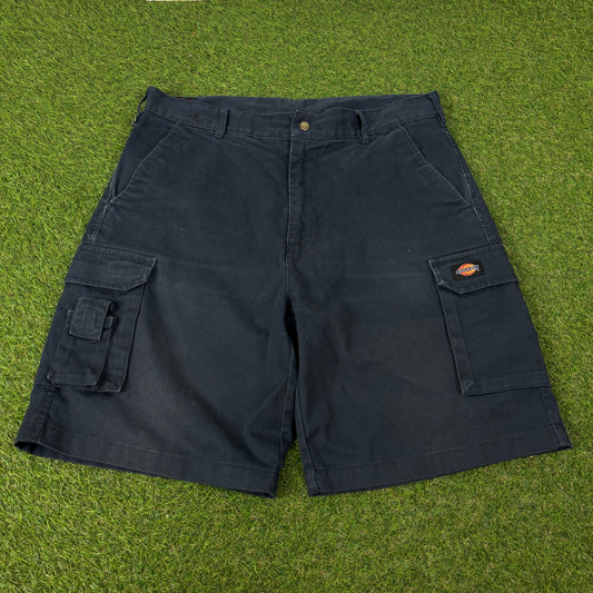 00s Dickies Workwear Shorts Blue Large