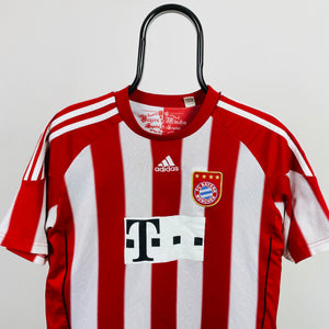 00s Adidas Bayern Munich Football Shirt T-Shirt Red Large