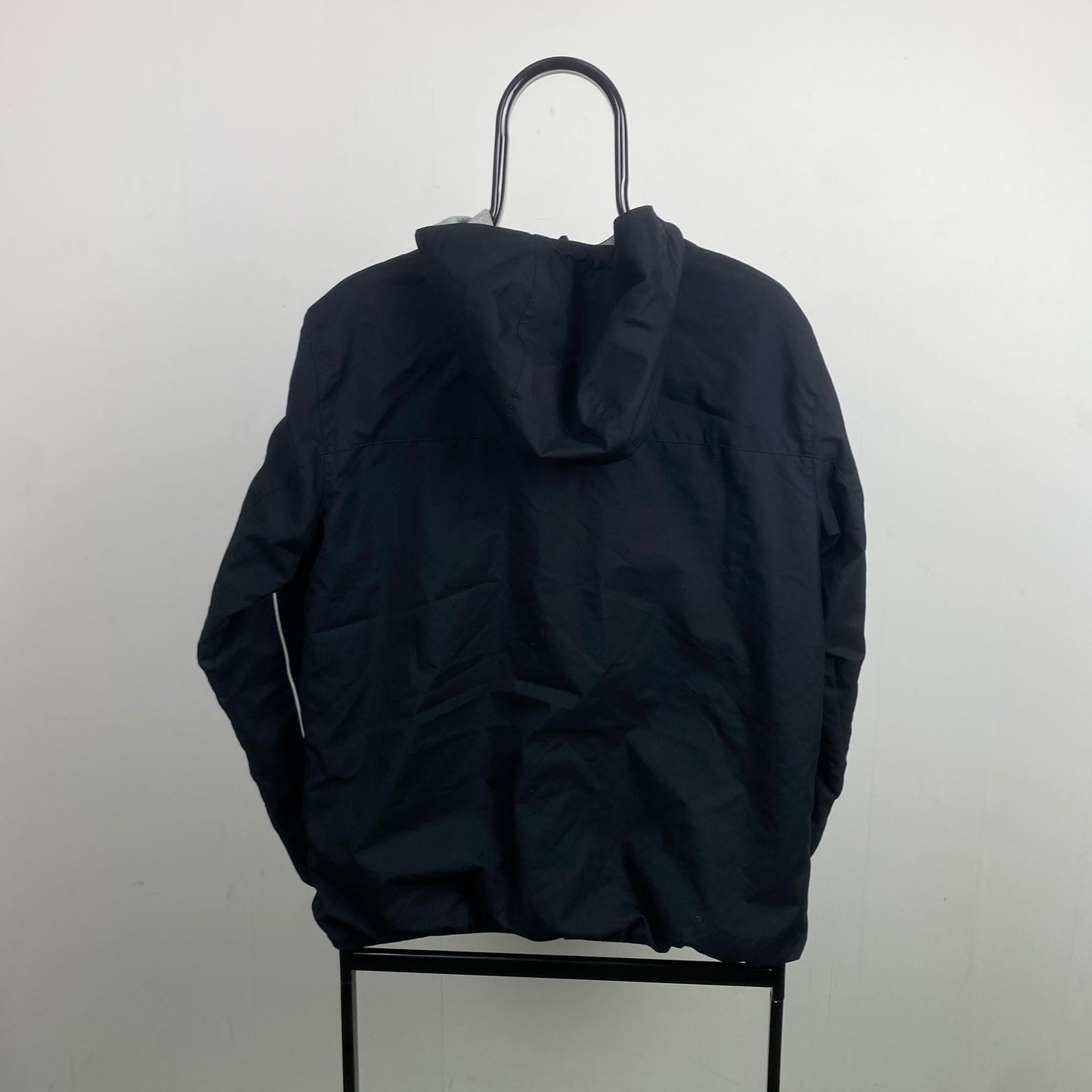 00s Nike Reversible Piping Fleece Coat Jacket Black Small