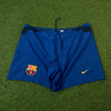 00s Nike Barcelona Football Shorts Blue Large