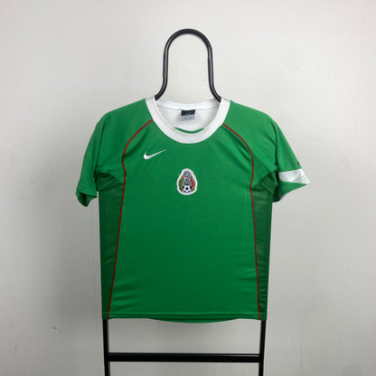 00s Nike Mexico Football Shirt T-Shirt Green Medium