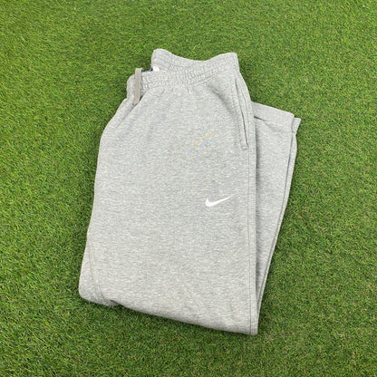 00s Nike Cotton Joggers Grey XL