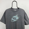 00s Nike Go Like Hell Flame T-Shirt Grey XL