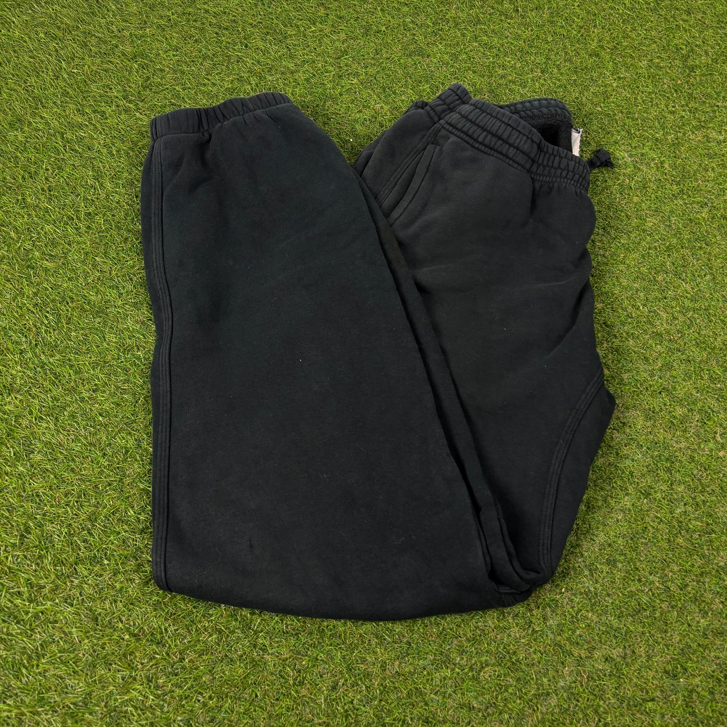 00s Nike Wide Leg Cotton Joggers Black Medium
