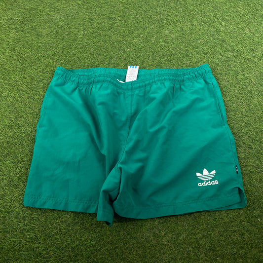 90s Adidas Shorts Green Large