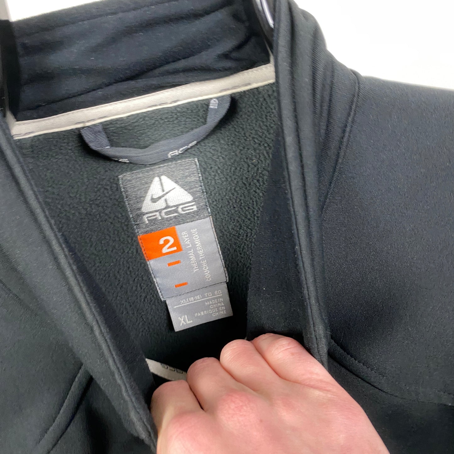 00s Nike ACG Soft Shell Windbreaker Jacket Black XL