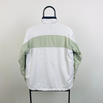 90s Nike Challenge Court Windbreaker Jacket White Small