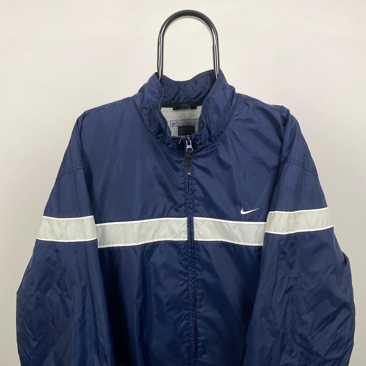 00s Nike Windbreaker Jacket Blue XL