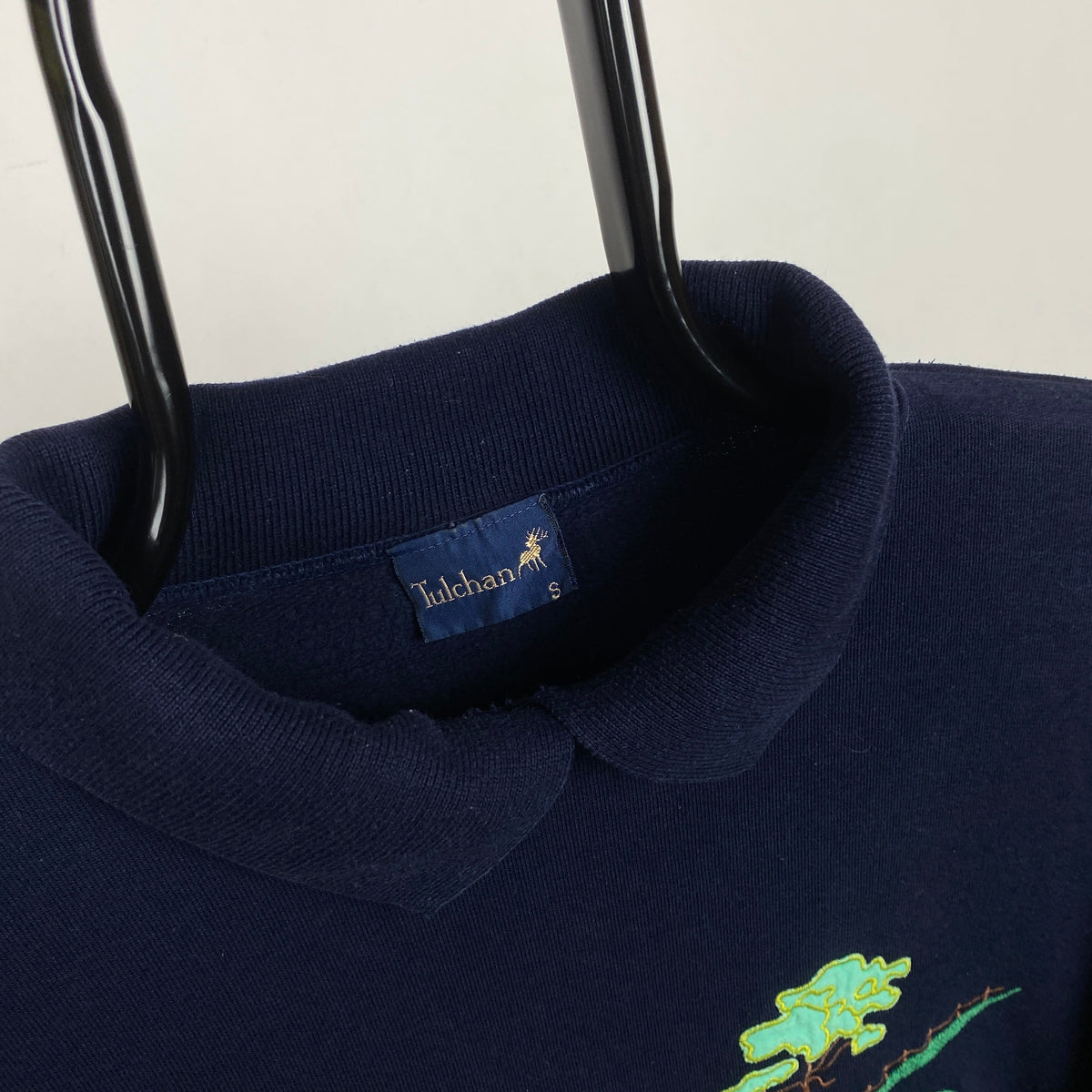 90s Tulchan Sheep Sweatshirt Blue Small