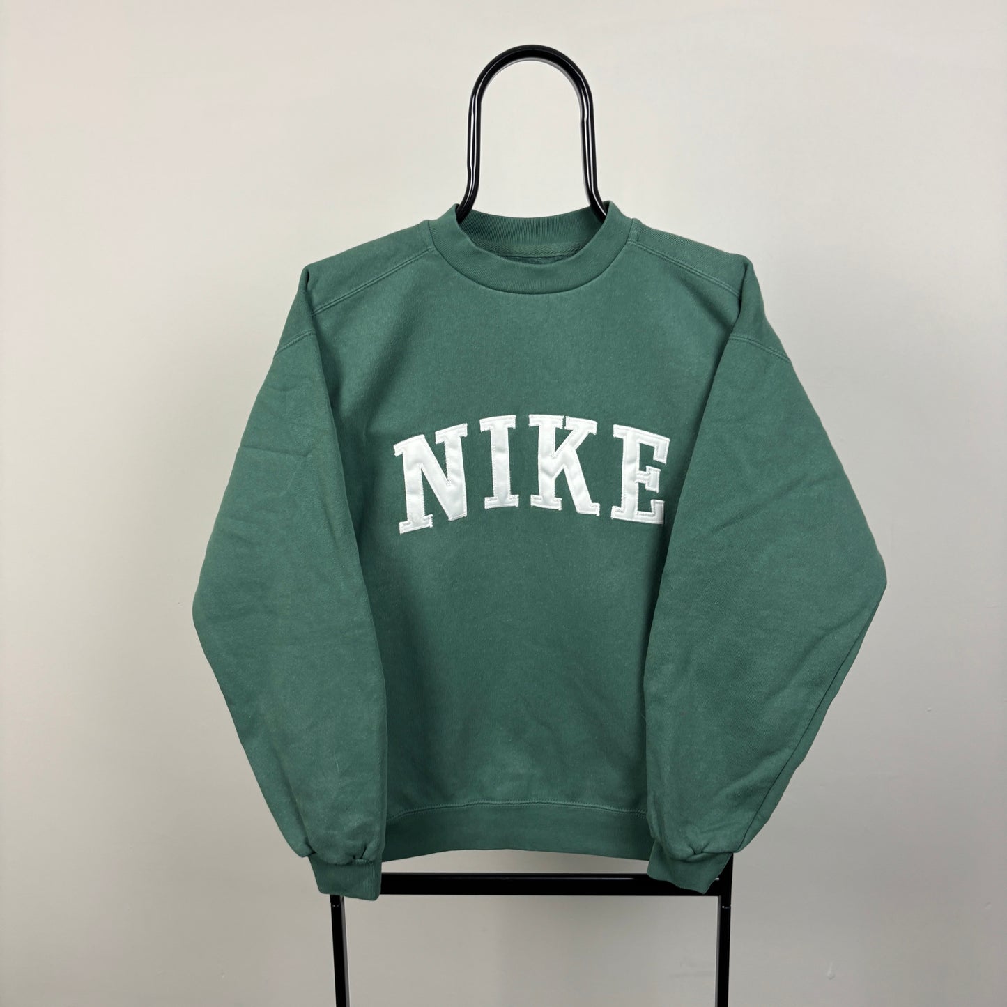 90s Nike Sweatshirt Green Small