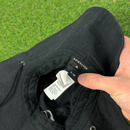 90s Quiksilver Boonie Bucket Hat Black