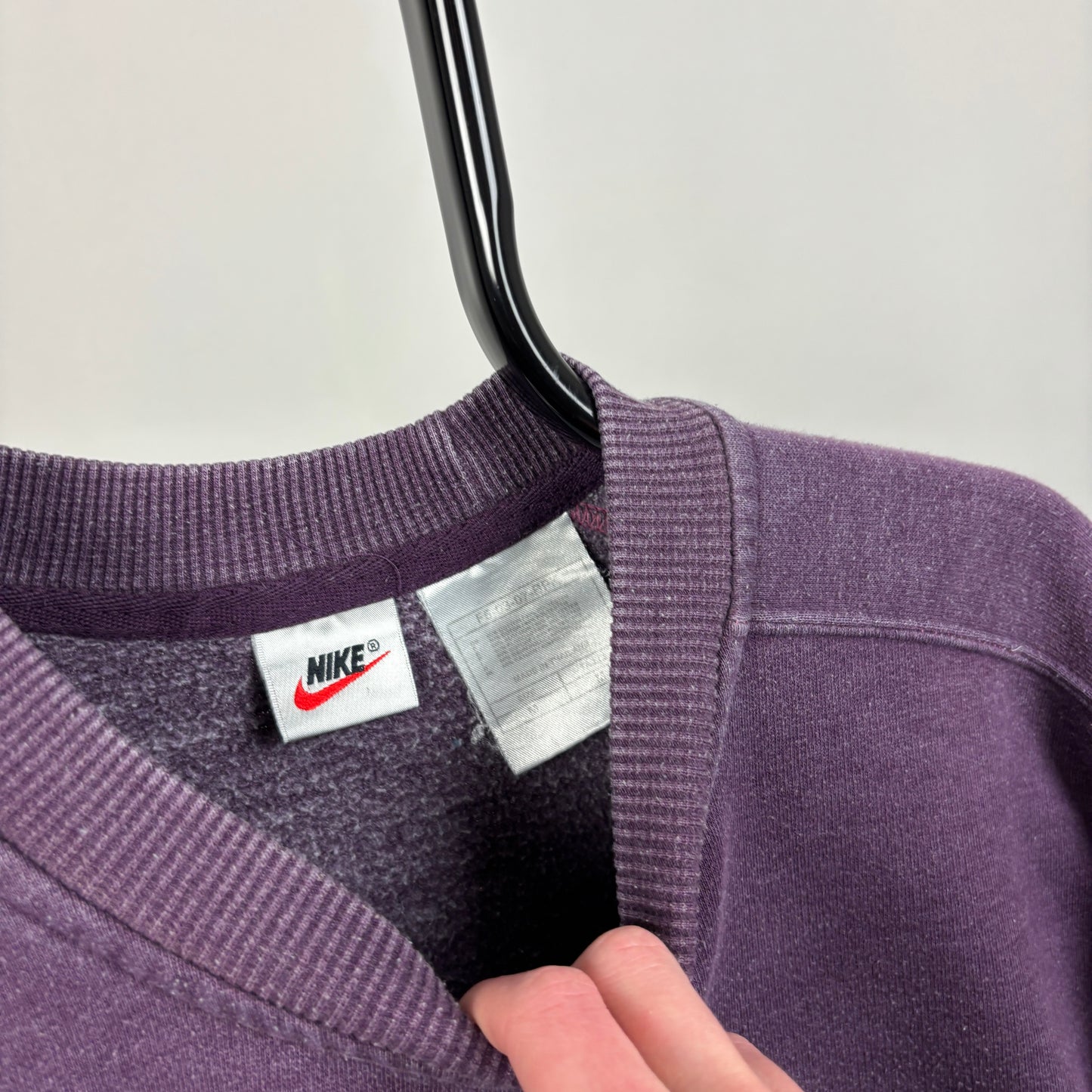 90s Nike Sweatshirt Purple Medium