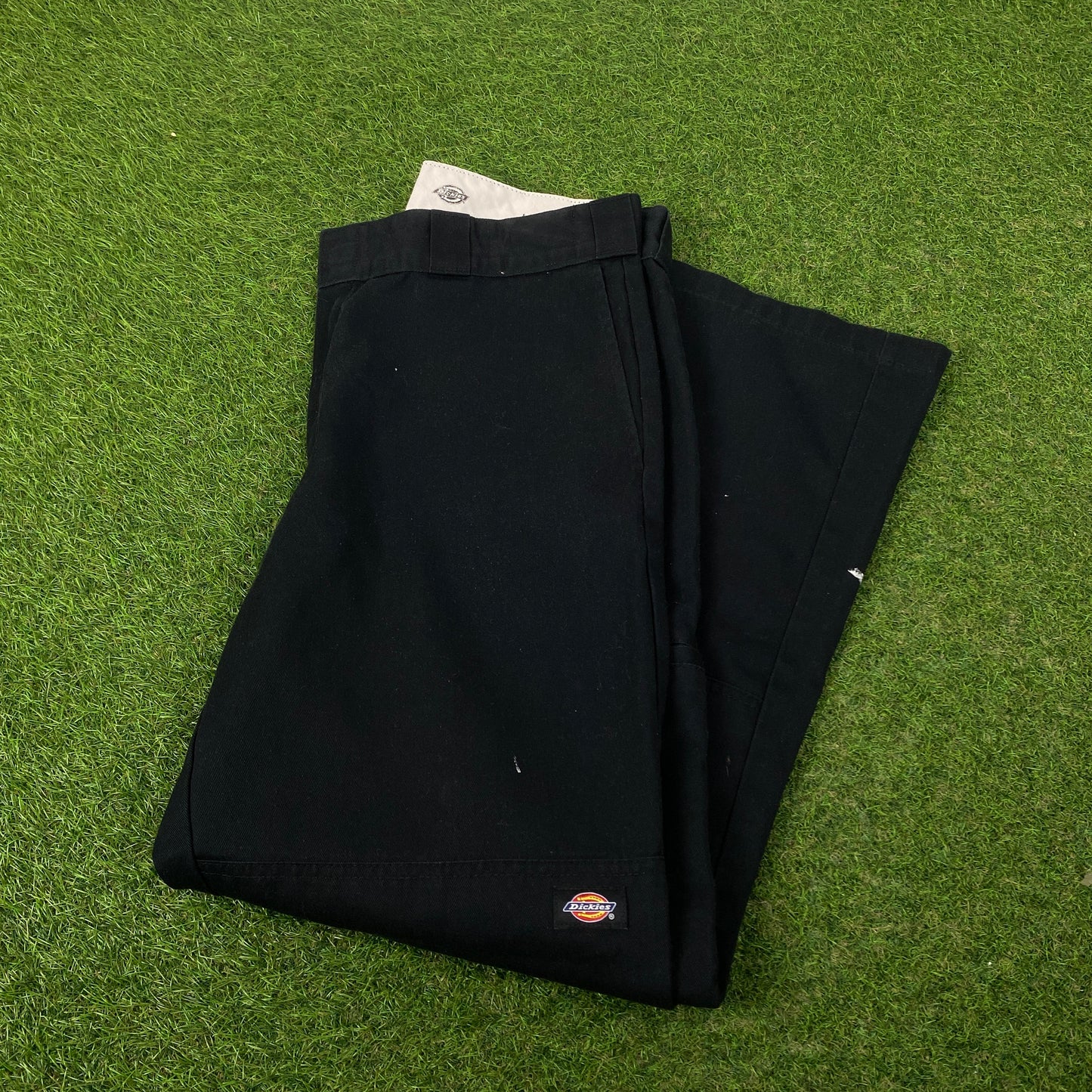 00s Dickies Cargo Trousers Joggers Black Medium