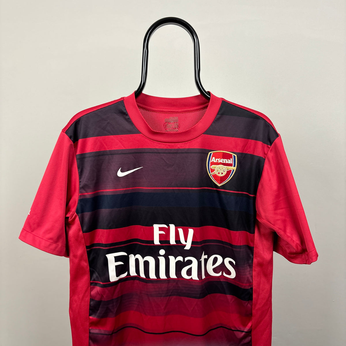 00s Nike Arsenal Football Shirt T-Shirt Red Medium