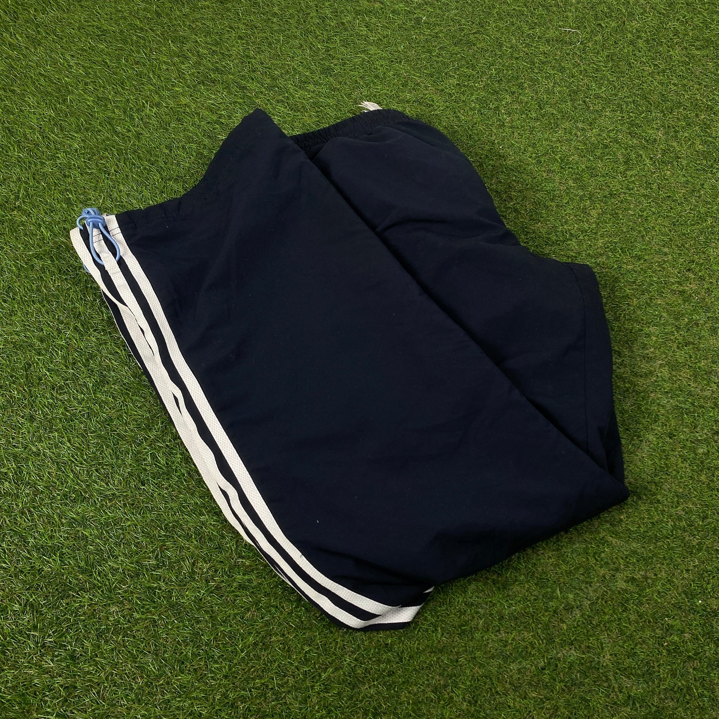 00s Adidas Piping Joggers Blue Medium