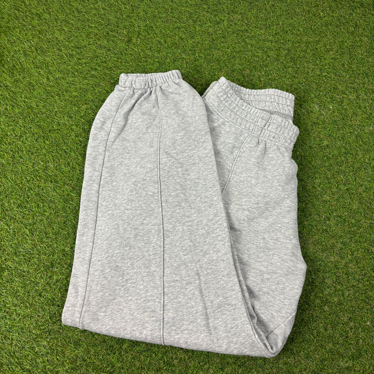 00s Nike Wide Leg Cotton Joggers Grey Large
