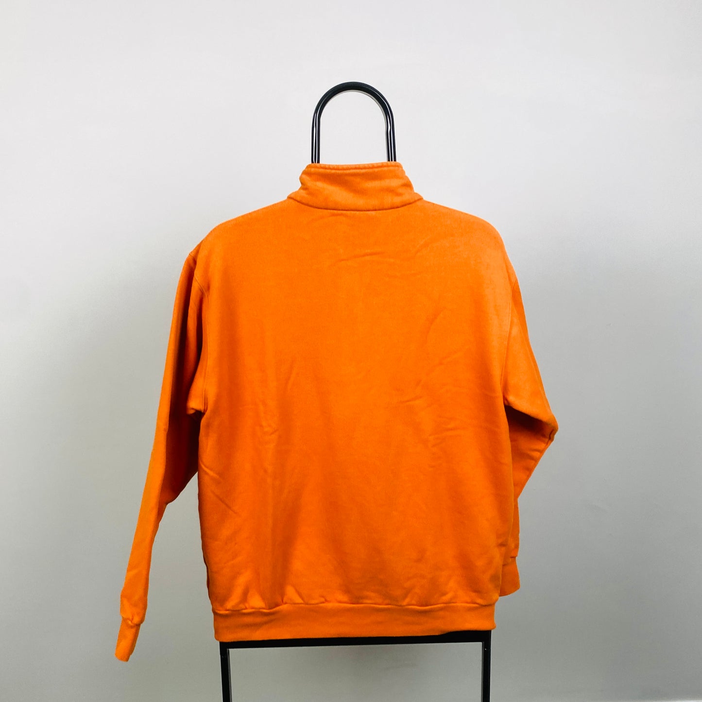 00s Nike 1/4 Zip Sweatshirt Orange Medium